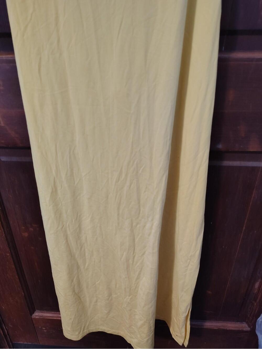 LAUREN RALPH LAUREN - YELLOW LILLY COTTON TANK BELTED MAXI DRESS - NWT - Picture 5 of 5
